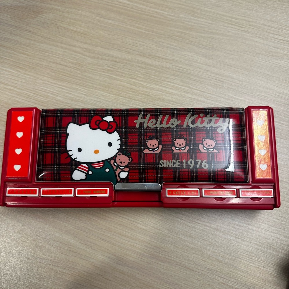 Sanrio Hello Kitty Red Pencil Case